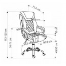 Кресло компьютерное HALMAR HELDER черный